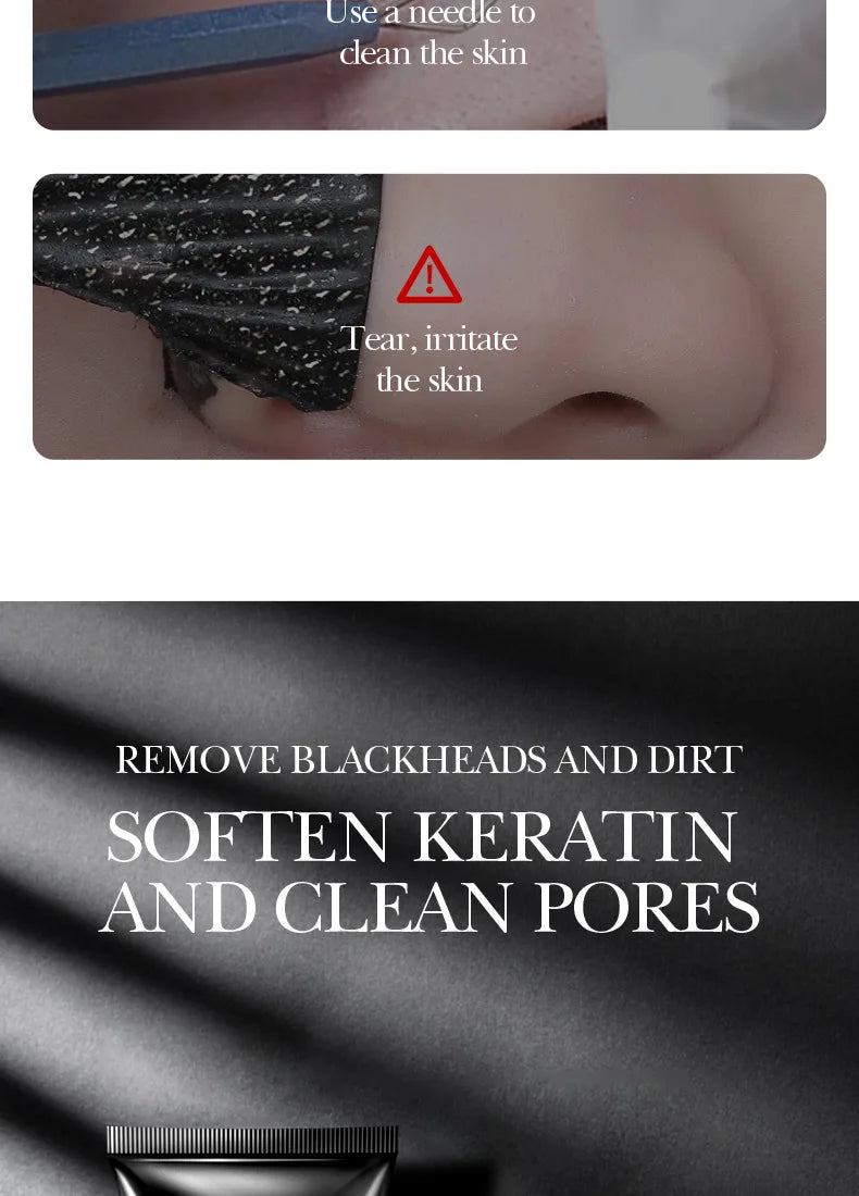 Masque Crème Nez Anti- Points Noirs : Nettoyage Profond des Pores et Réduction des Imperfections